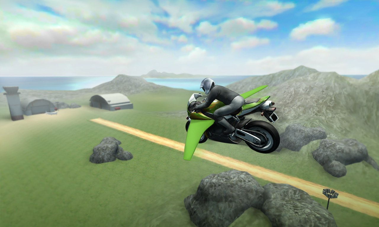 Flying Police Bike Simulator Game Screenshot