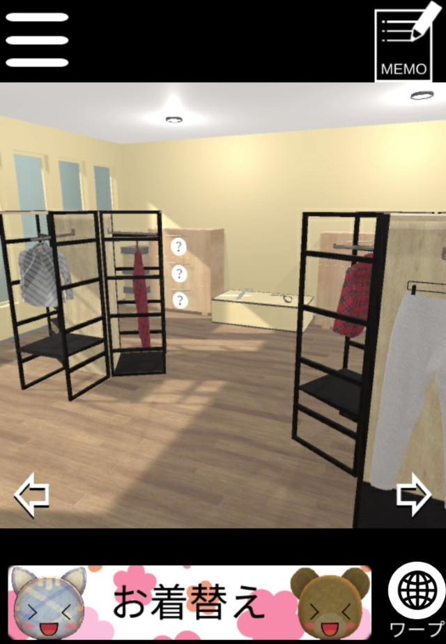 Screenshot of Escape game: change clothes