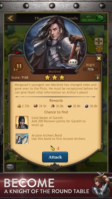 Kingdoms of Camelot: Battle ゲームのスクリーンショット