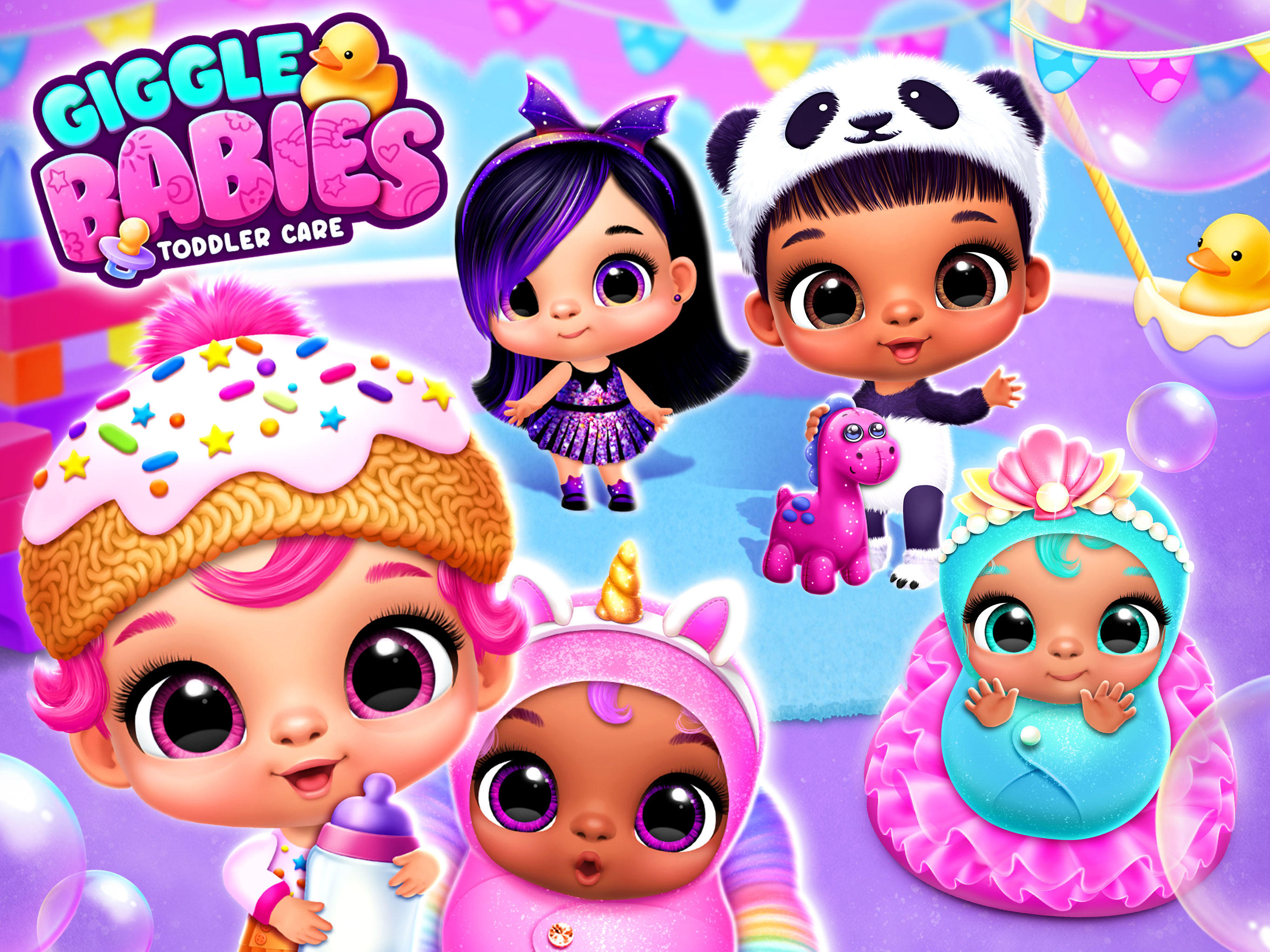 Giggle Babies - Toddler Care Game Screenshot