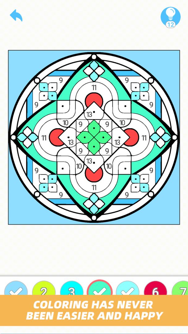 Screenshot of Coloring Puzzle Book - Free Casual Games