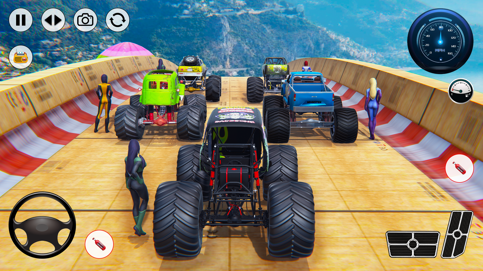 Download do APK de Monster Truck Mad Racing Game para Android