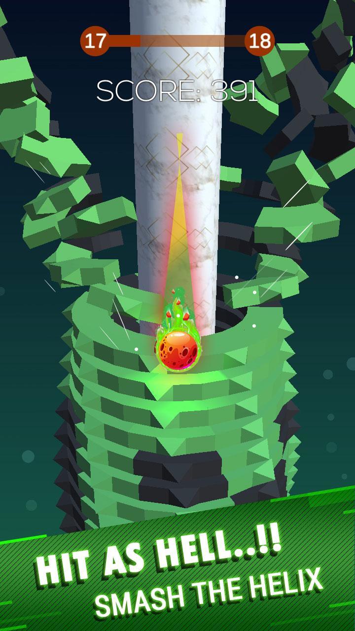 Smash Hit-Stack Ball Tower & Helix ball Jump 3D Game Screenshot