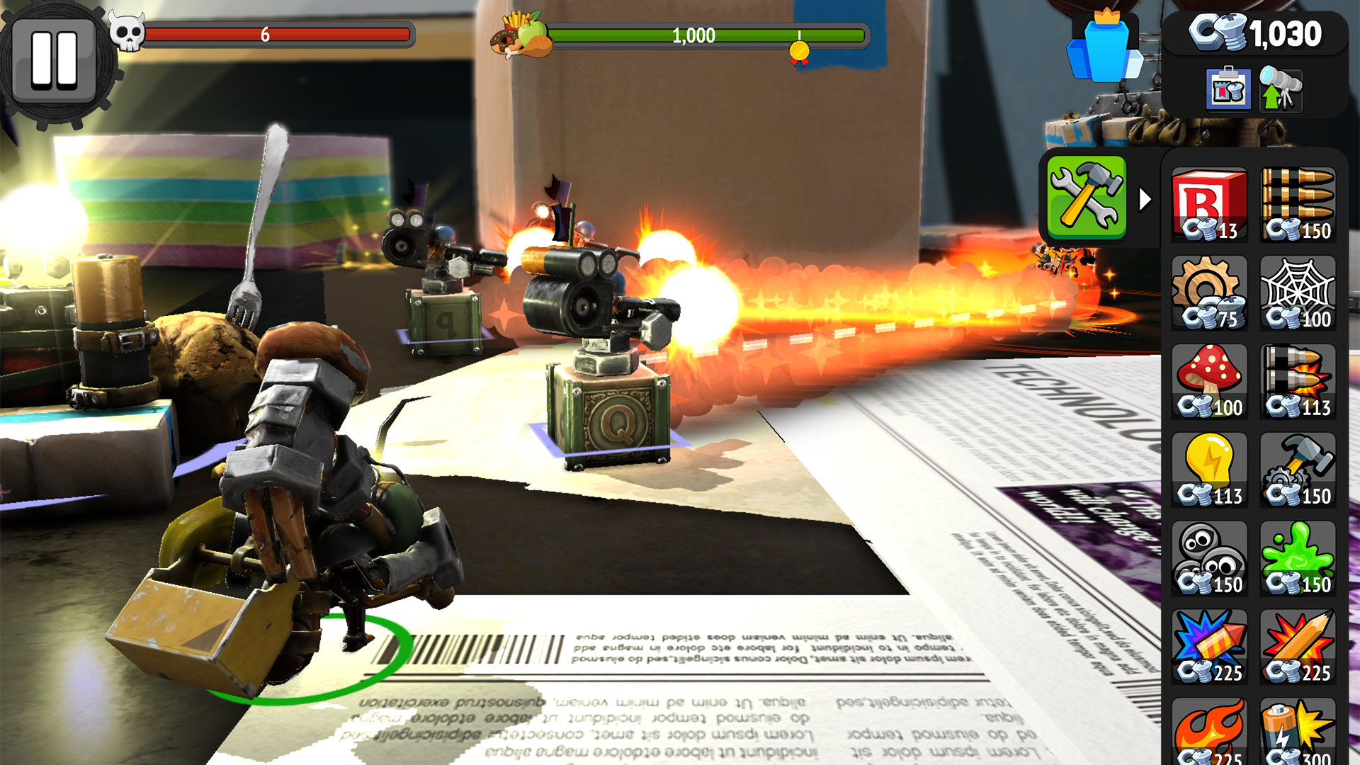Bug Heroes: Tower Defense Game Screenshot