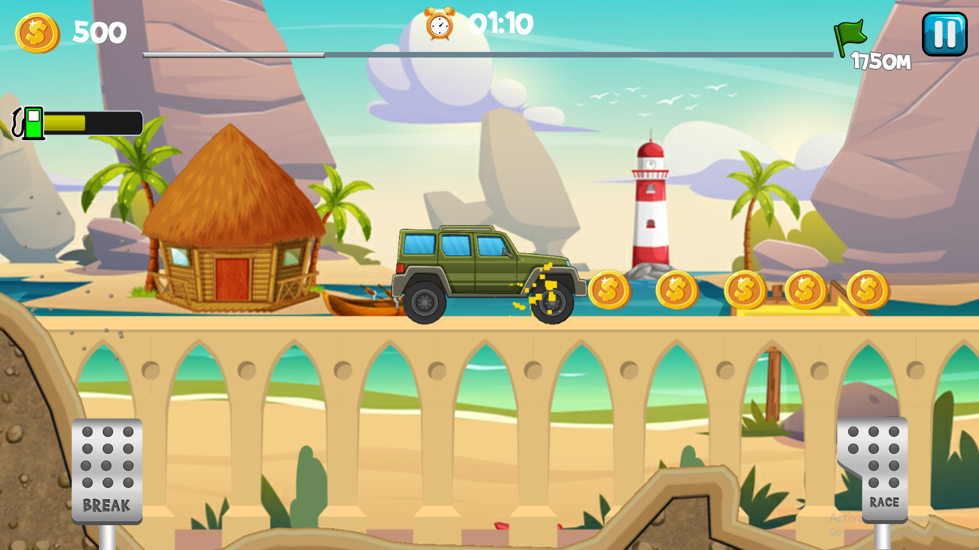 Hill Climb Racing - Have you already tried Dune Buggy? Is it the