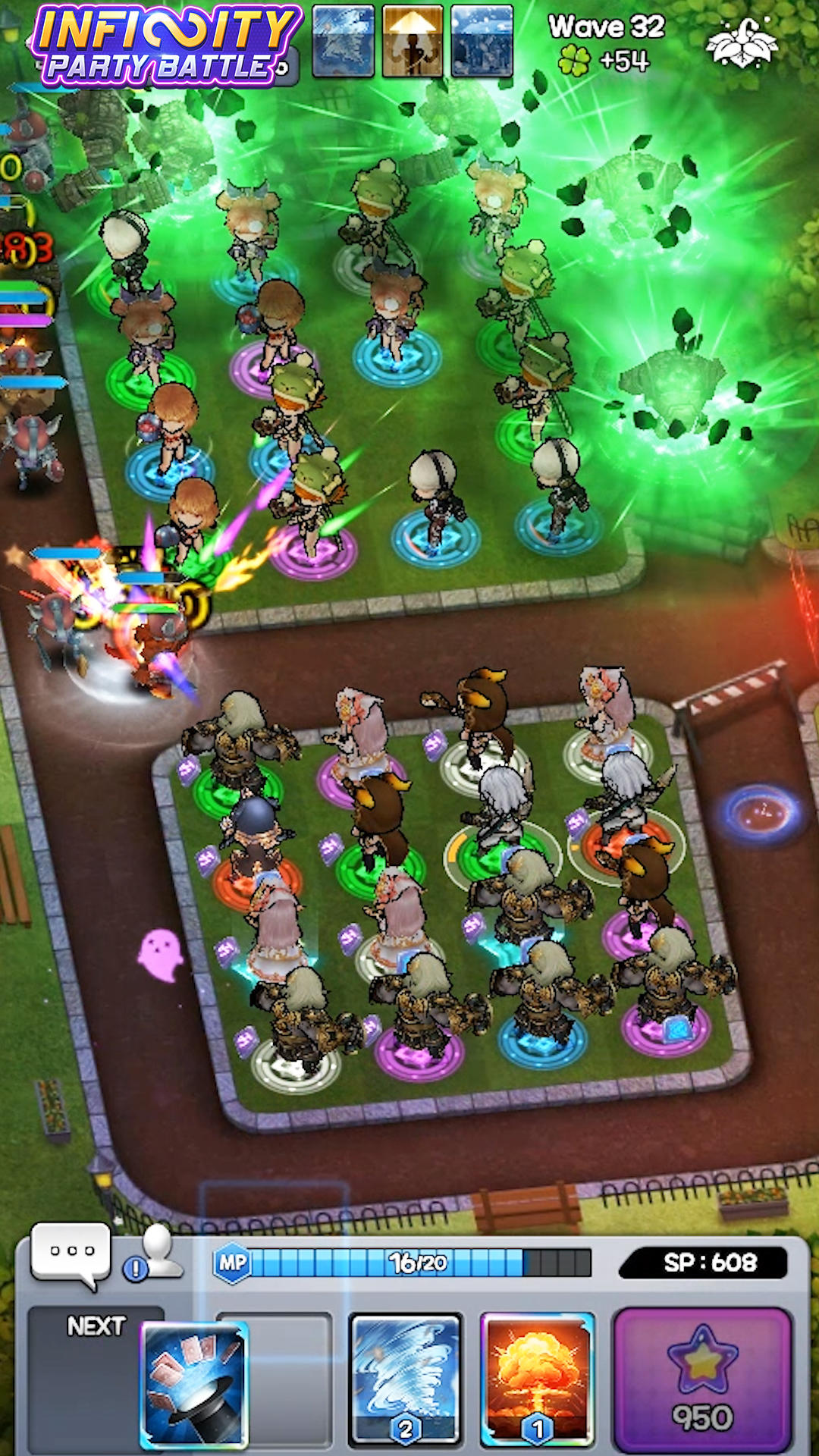 Infinity Party Battle: P2E TD Game Screenshot