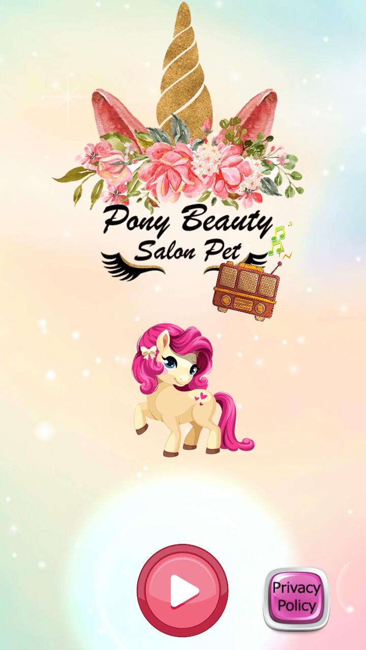 Pony Beauty Salon Pet ภาพหน้าจอเกม