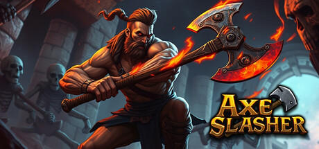 Banner of Axe Slasher: Roguelike Dungeon Crawler 