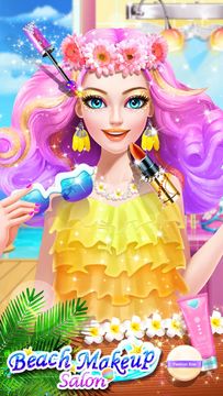 Makeup Salon - Beach Party Game Screenshot