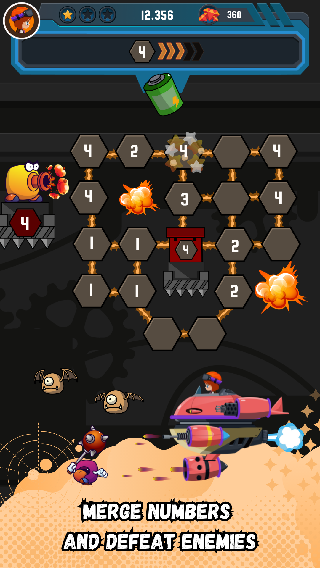 Cuplikan Layar Game Numix: Merge Number MathBattle