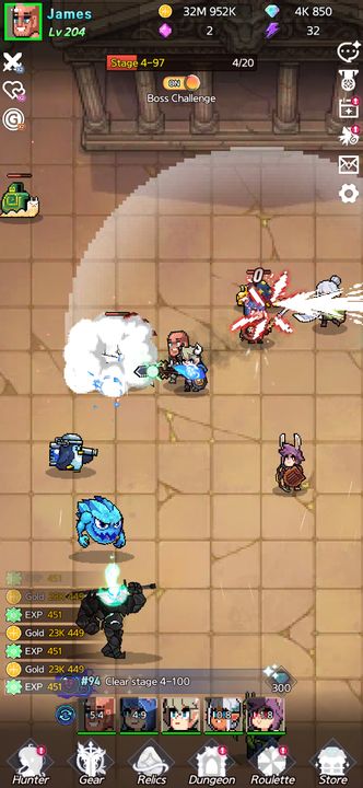 Cuplikan Layar Game Demon Hunters Story