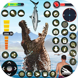 Angry Crocodile - Animal Games