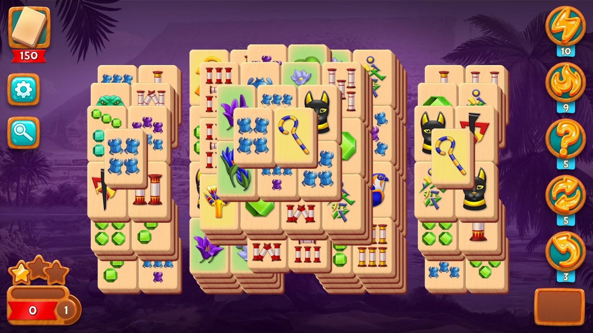 Mahjong Riddles: Egypt Game Screenshot