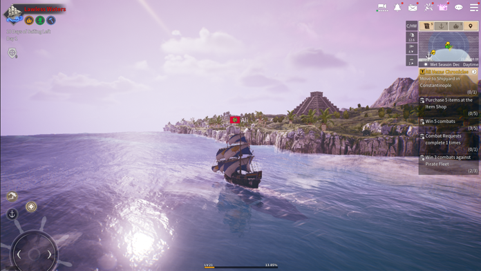 Uncharted Waters Origin Game Screenshot