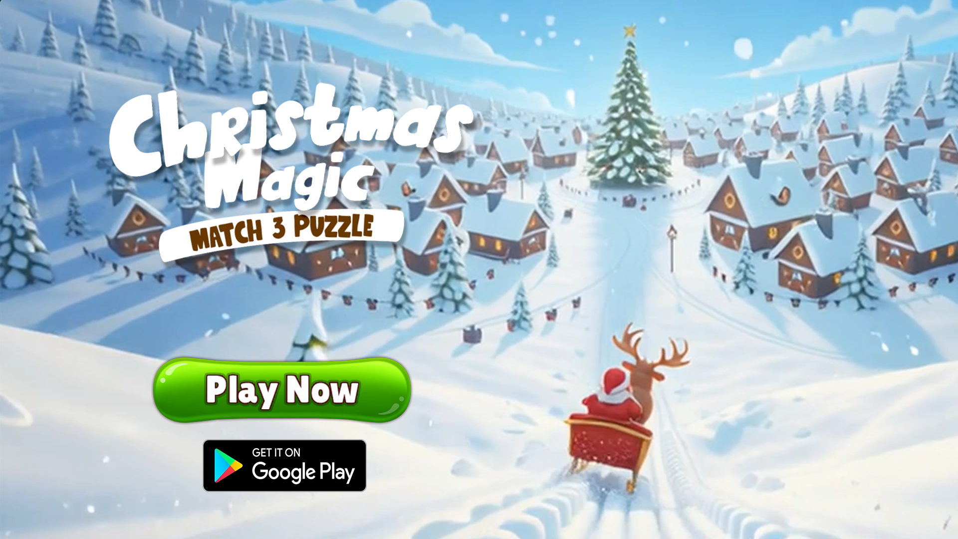 Christmas Magic: Match 3 Game Game Screenshot