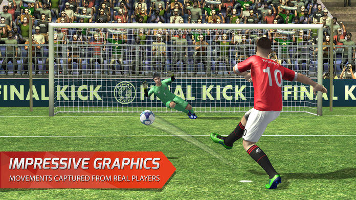 Final Kick VR - Virtual Reality free soccer game for Google Cardboard Game Screenshot