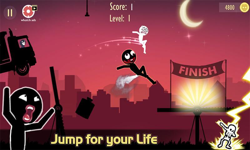 Screenshot of Jump Stick - Weight Drop