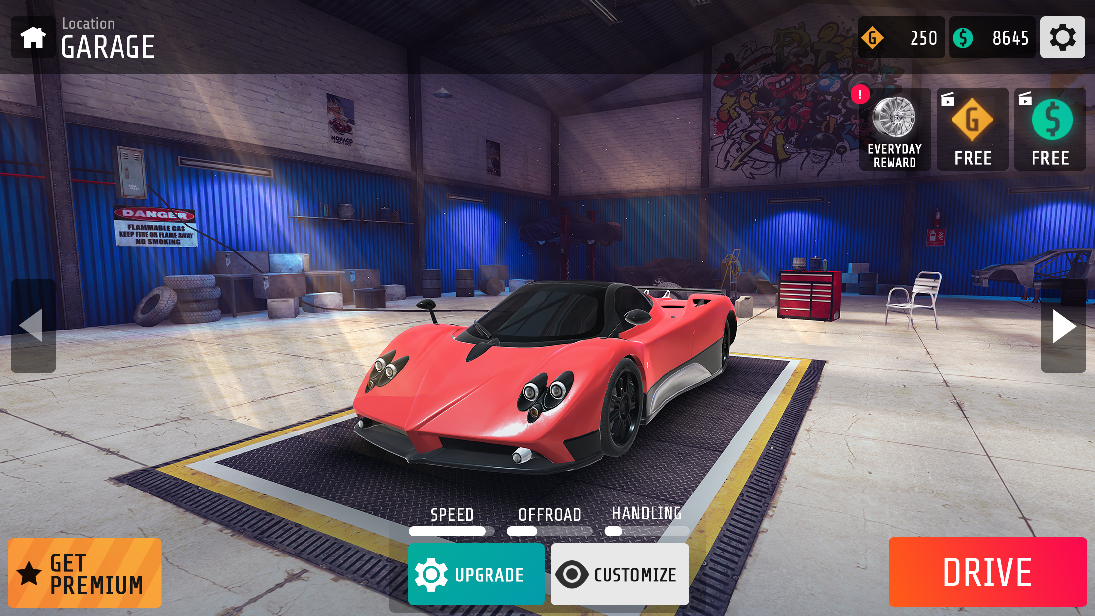 Screenshot of Nitro Speed car racing games