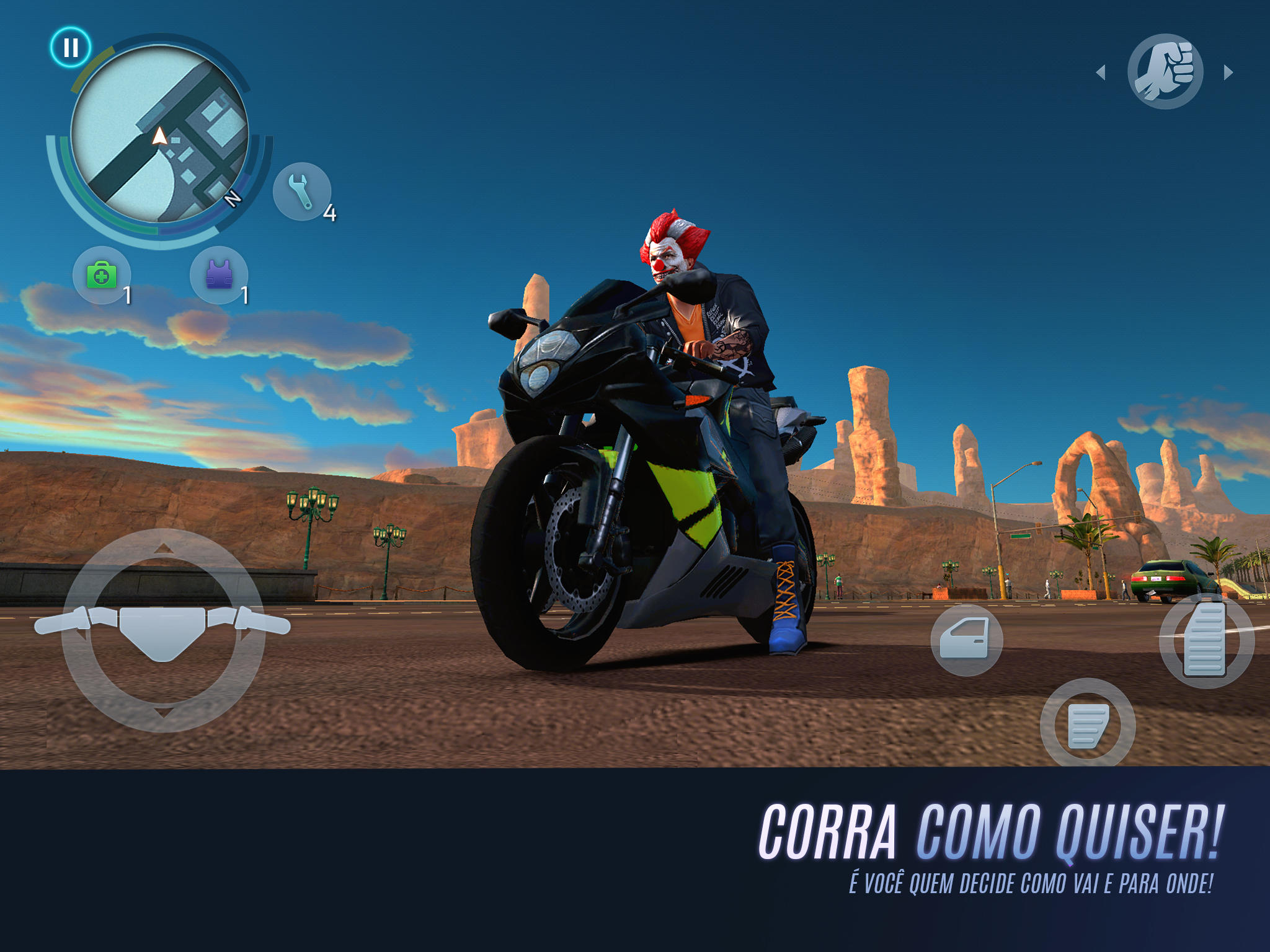 Captura de Tela do Jogo Gangstar Vegas: Mundo do Crime
