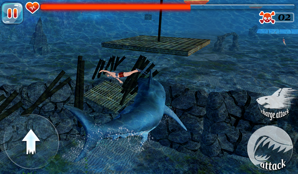 Scary Shark Evolution 3D 게임 스크린샷