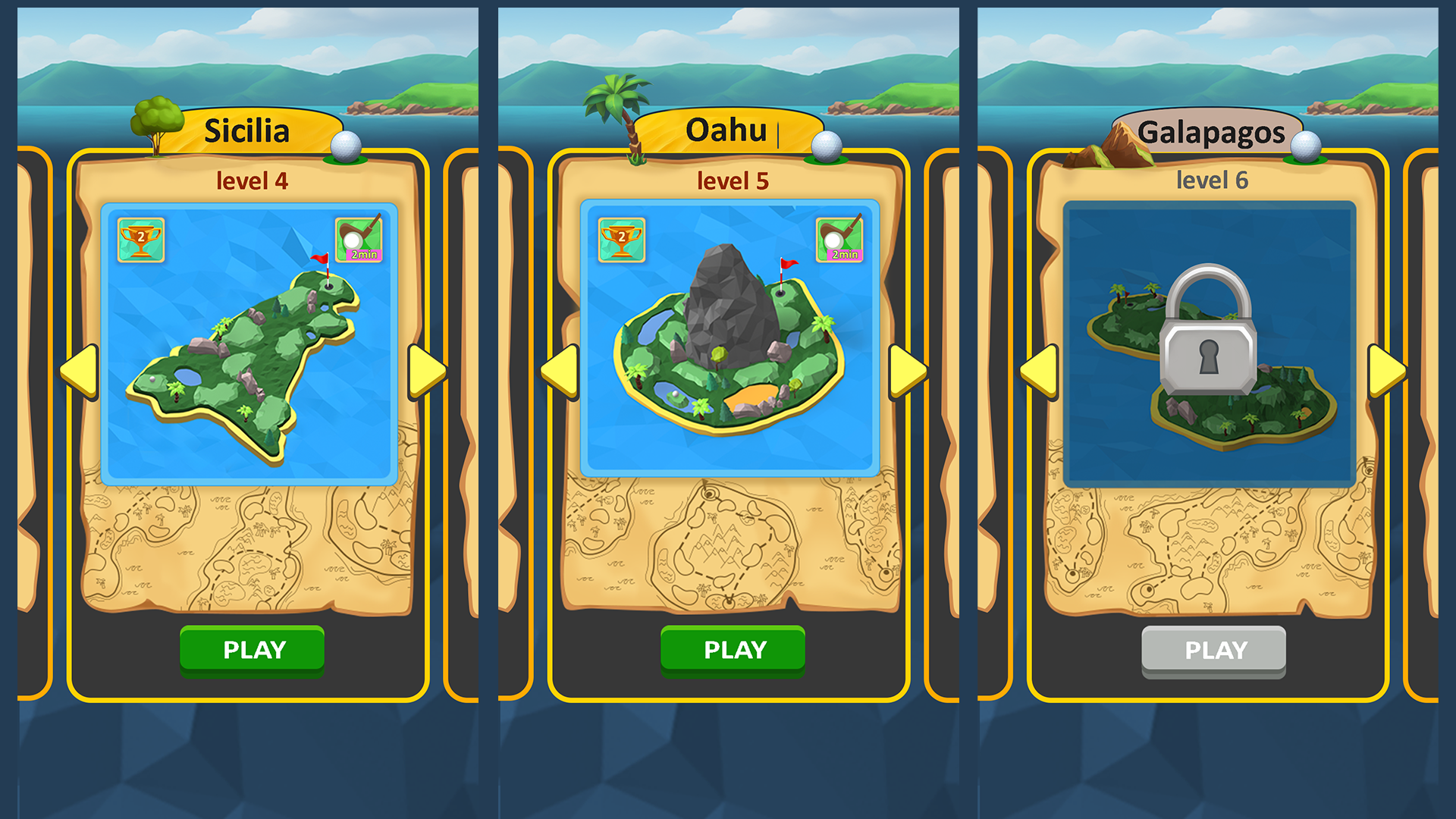 Golf Islands Game Screenshot