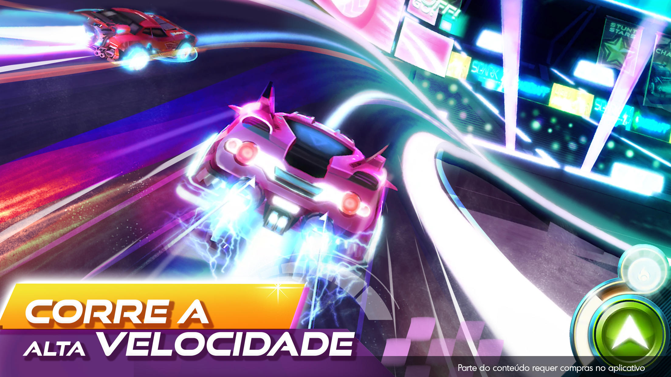 Captura de Tela do Jogo RaceCraft - Constrói e Corre