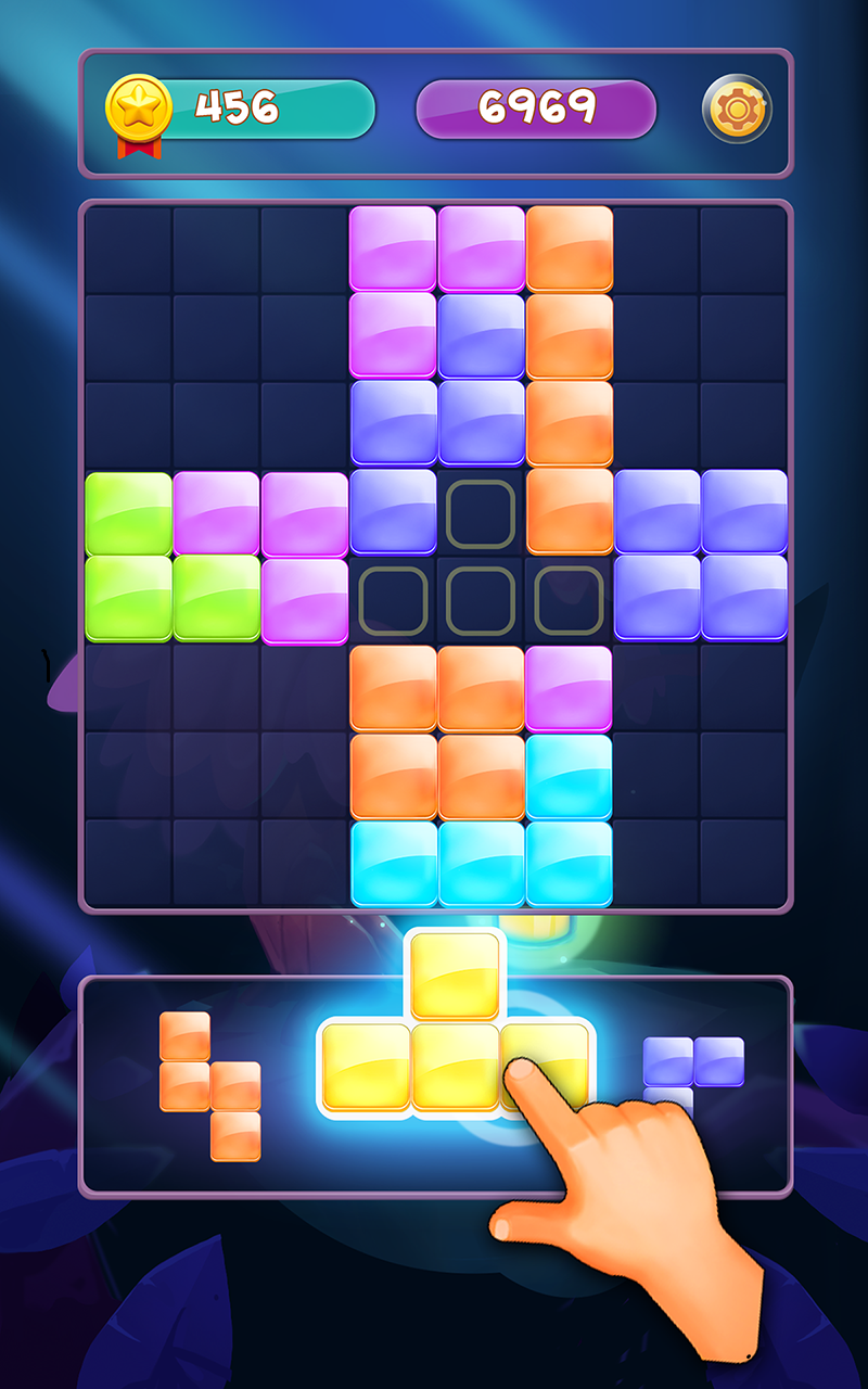 Classic Block Puzzle - Gems Legend Game Screenshot