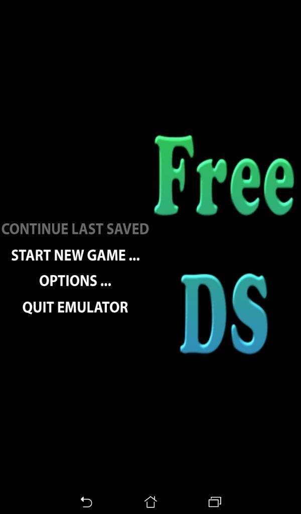 Free DS Emulator Game Screenshot