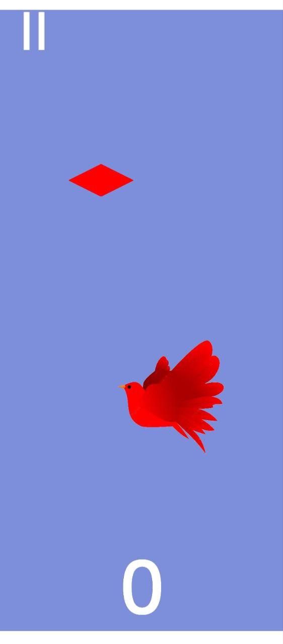 Bird flying Game Screenshot
