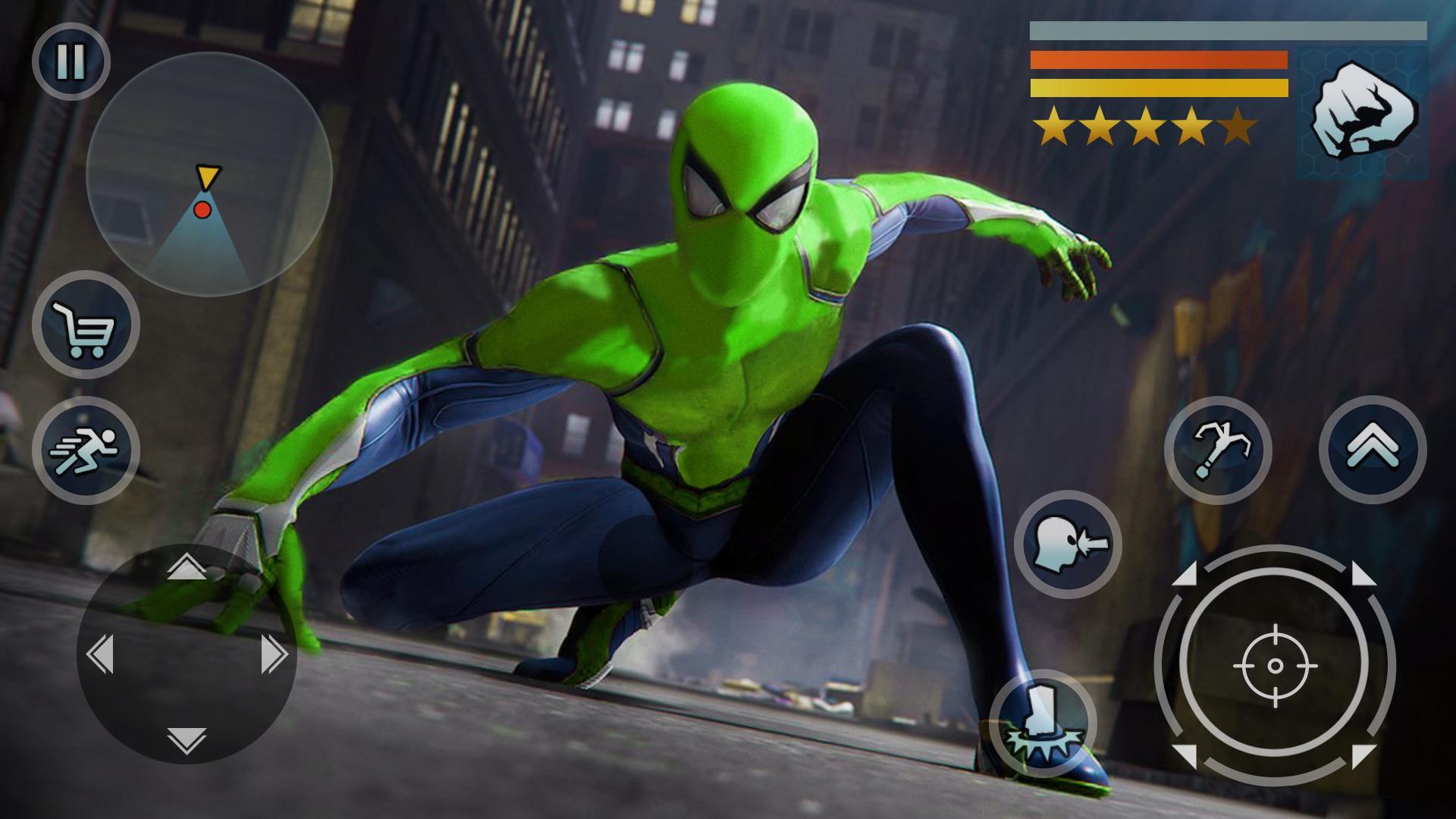 Screenshot 1 of Spider Rope Hero - криминальный город Вегас 1.0.6