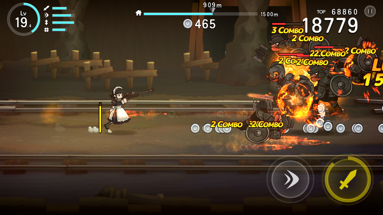 Cuplikan Layar Game FANTASYxRUNNERS R