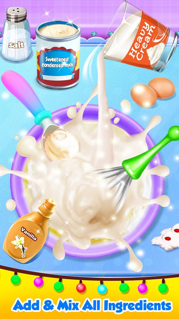 Unicorn Ice Cream Maker - Carnival Fair Food 2018 screenshot game