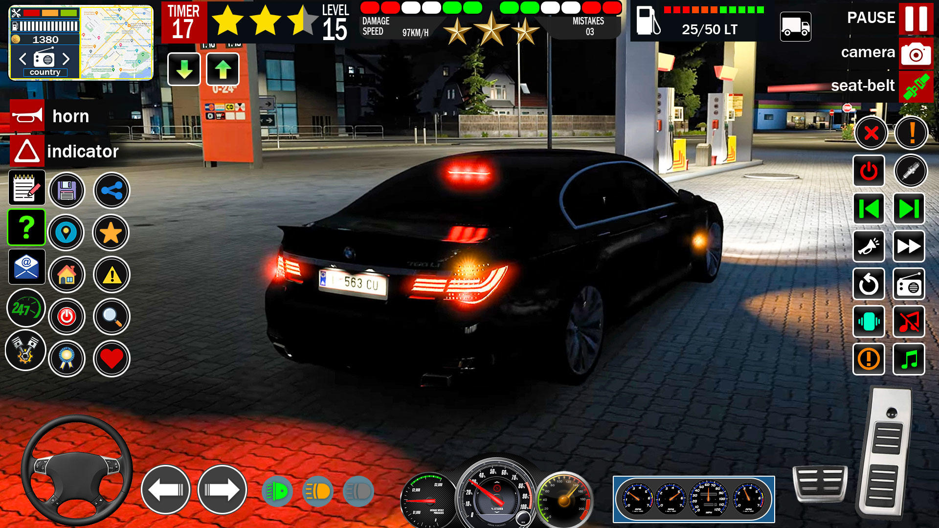 本物の車の駐車 車のゲーム 3D ゲームのスクリーンショット