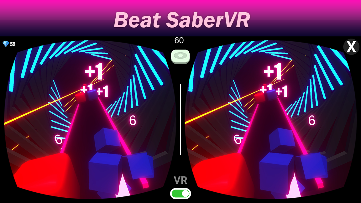 Screenshot 1 of Beat Saber VR - (ကတ်ထူပြား) 