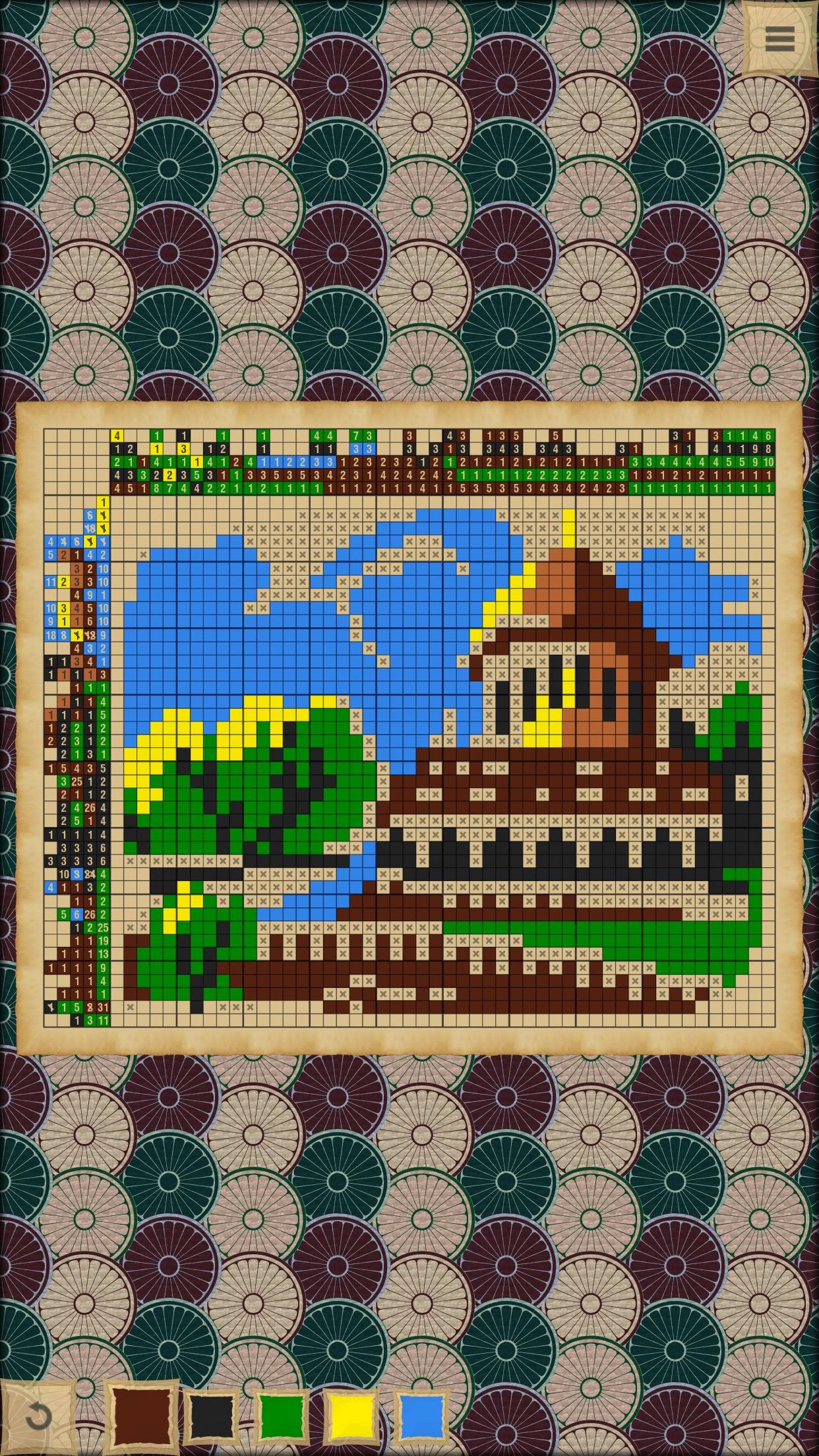 Color Nonogram CrossMe Game Screenshot