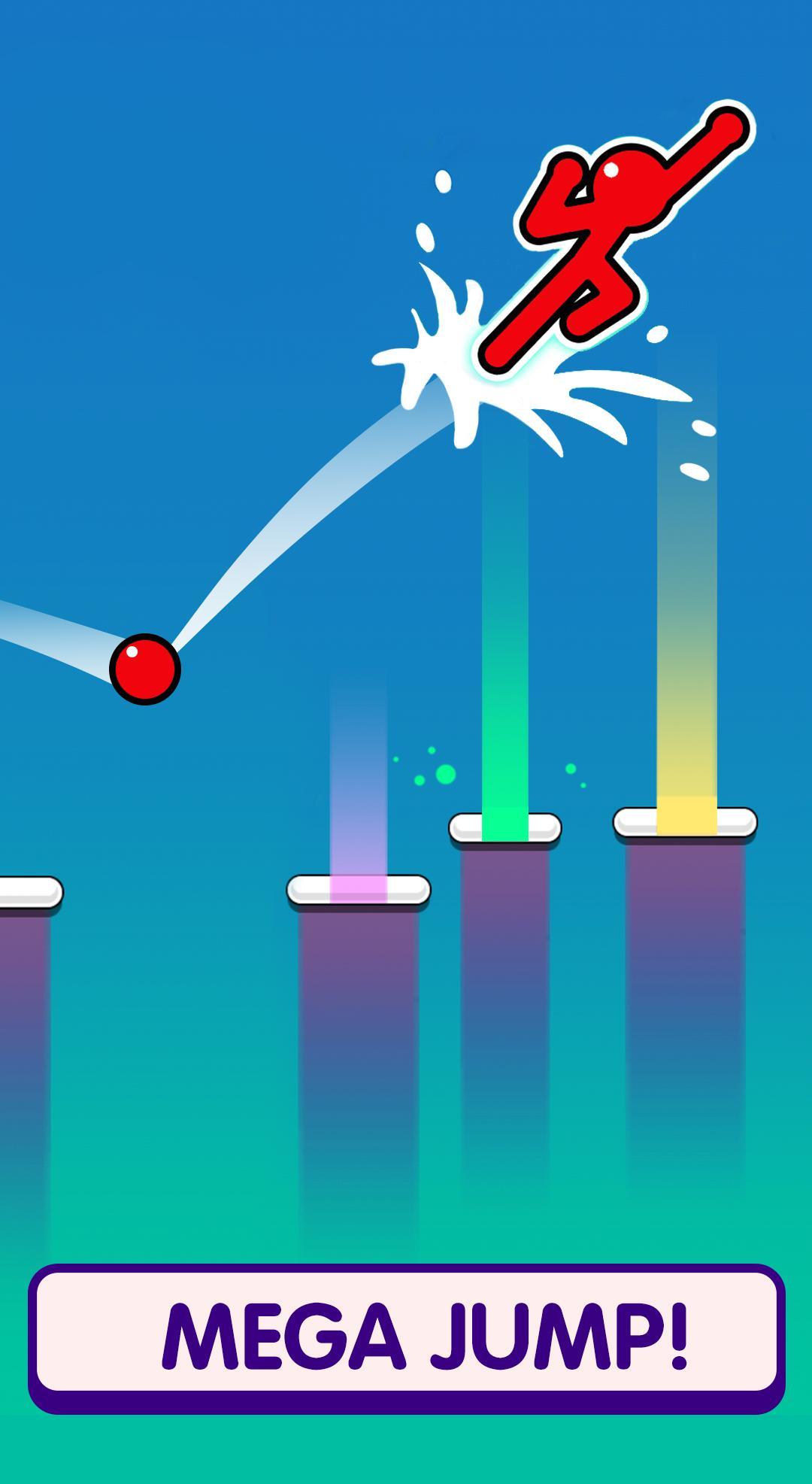 Cuplikan Layar Game Stickman Trampo