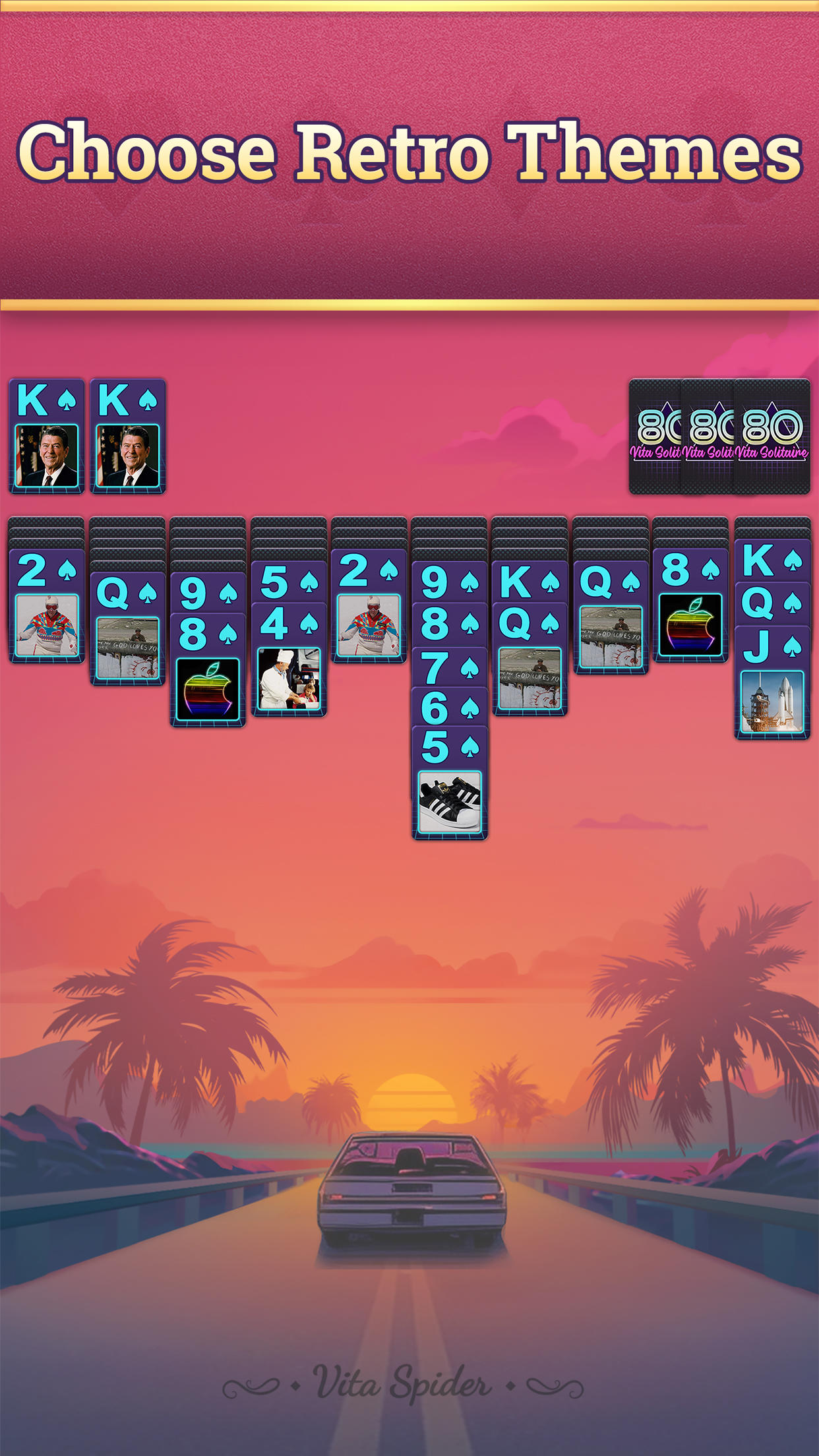 Screenshot of Vita Spider - Big Card Game