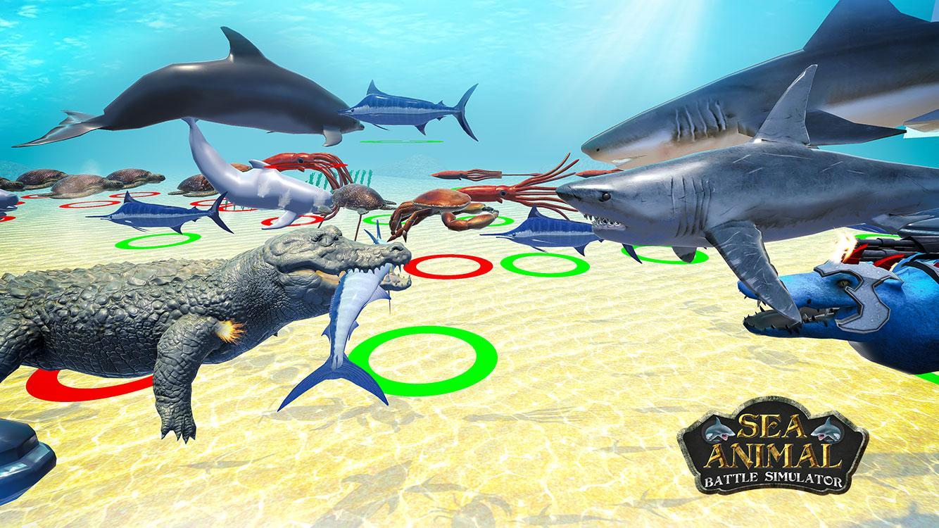 Sea Animal Kingdom: War Simula Game Screenshot