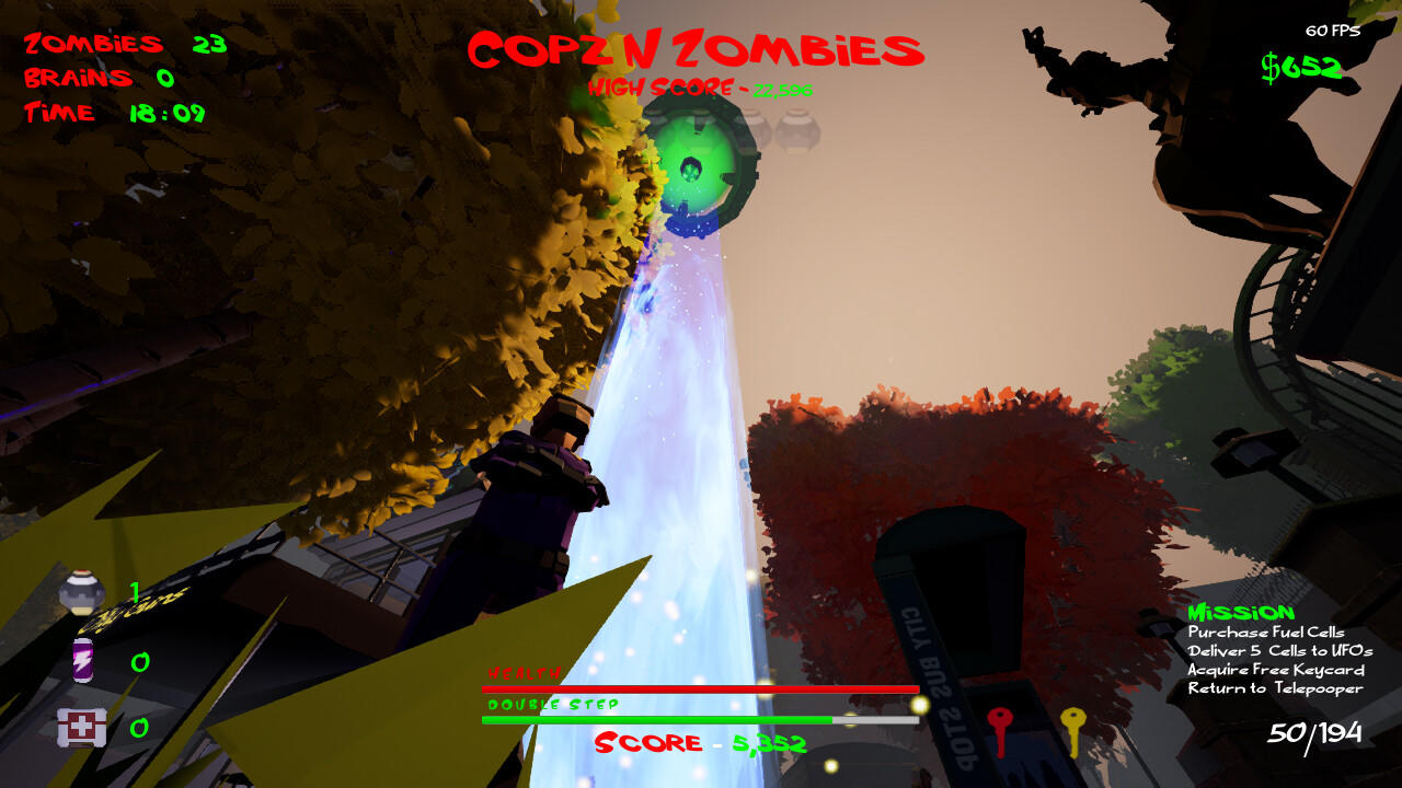 Copz N Zombies Game Screenshot