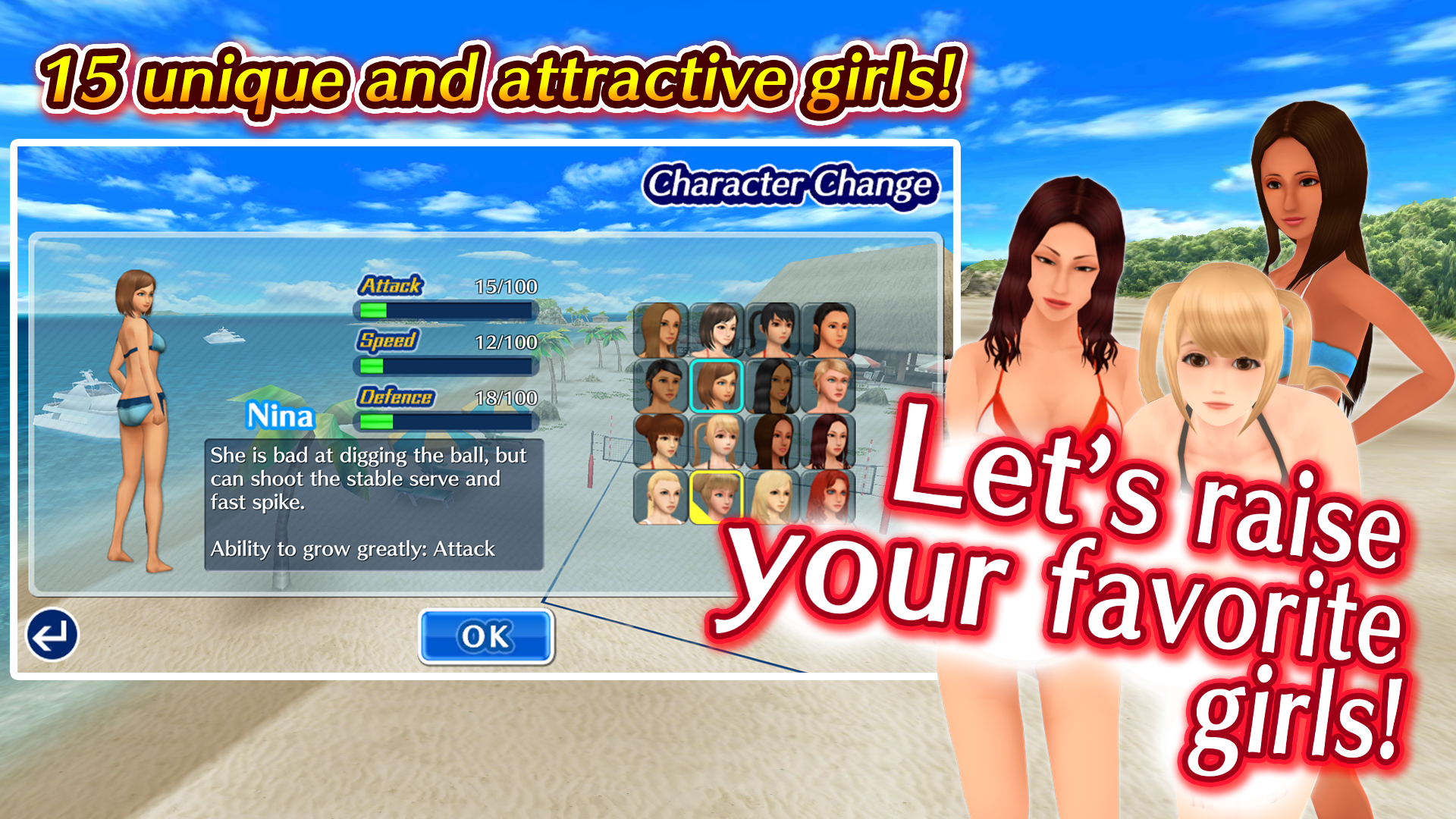 Beach Volleyball Paradise Game Screenshot