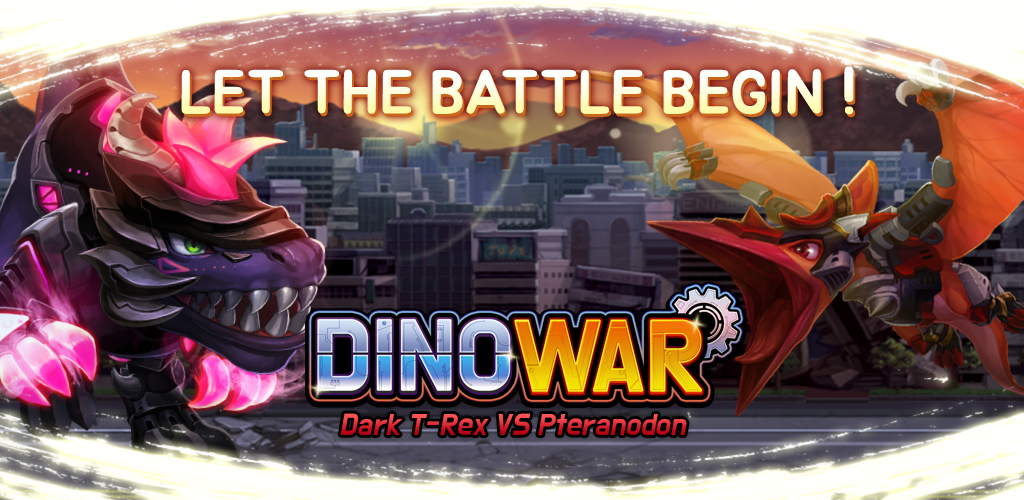 Banner of Dinoking Dark T-Rex VS Ptera 