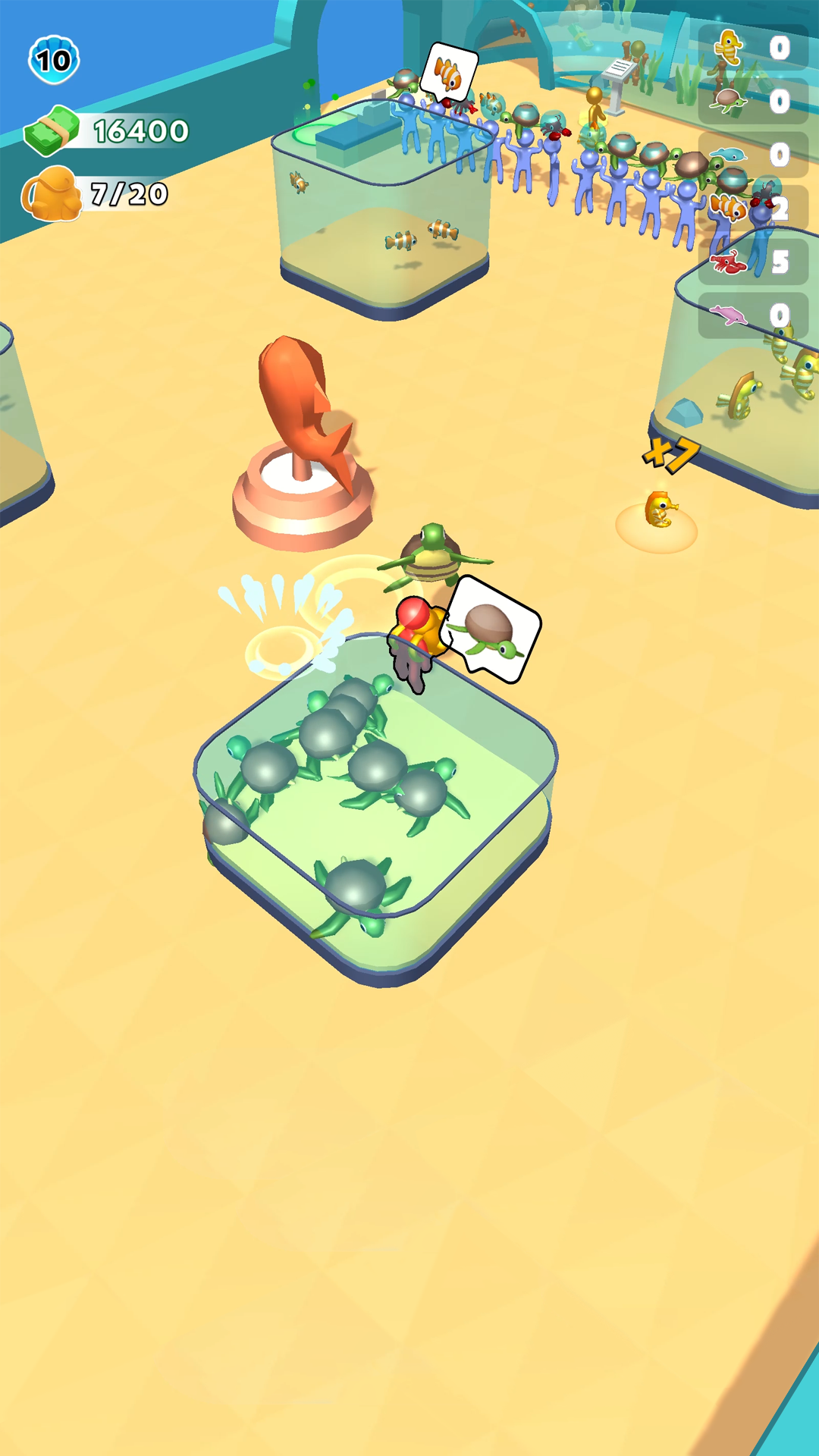 Screenshot of Aquarium Land - Fishbowl World