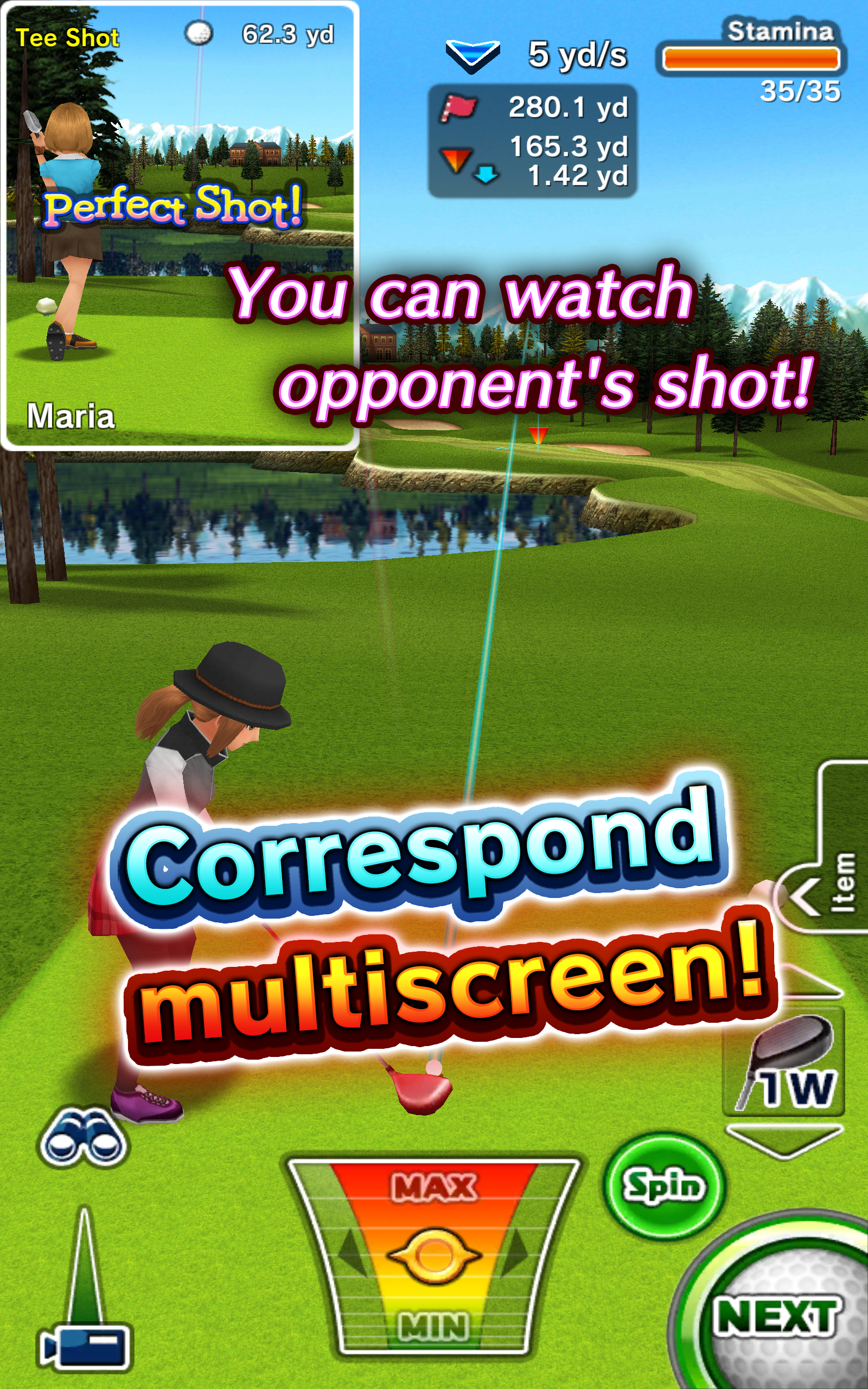 Golf Days:Excite Resort Tour Game Screenshot