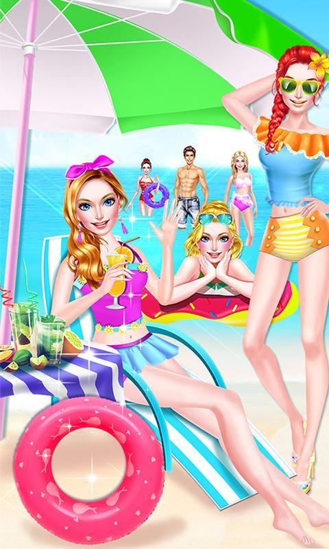 Screenshot 1 of ¡Chica de verano! Salón de fiestas en la playa 1.3