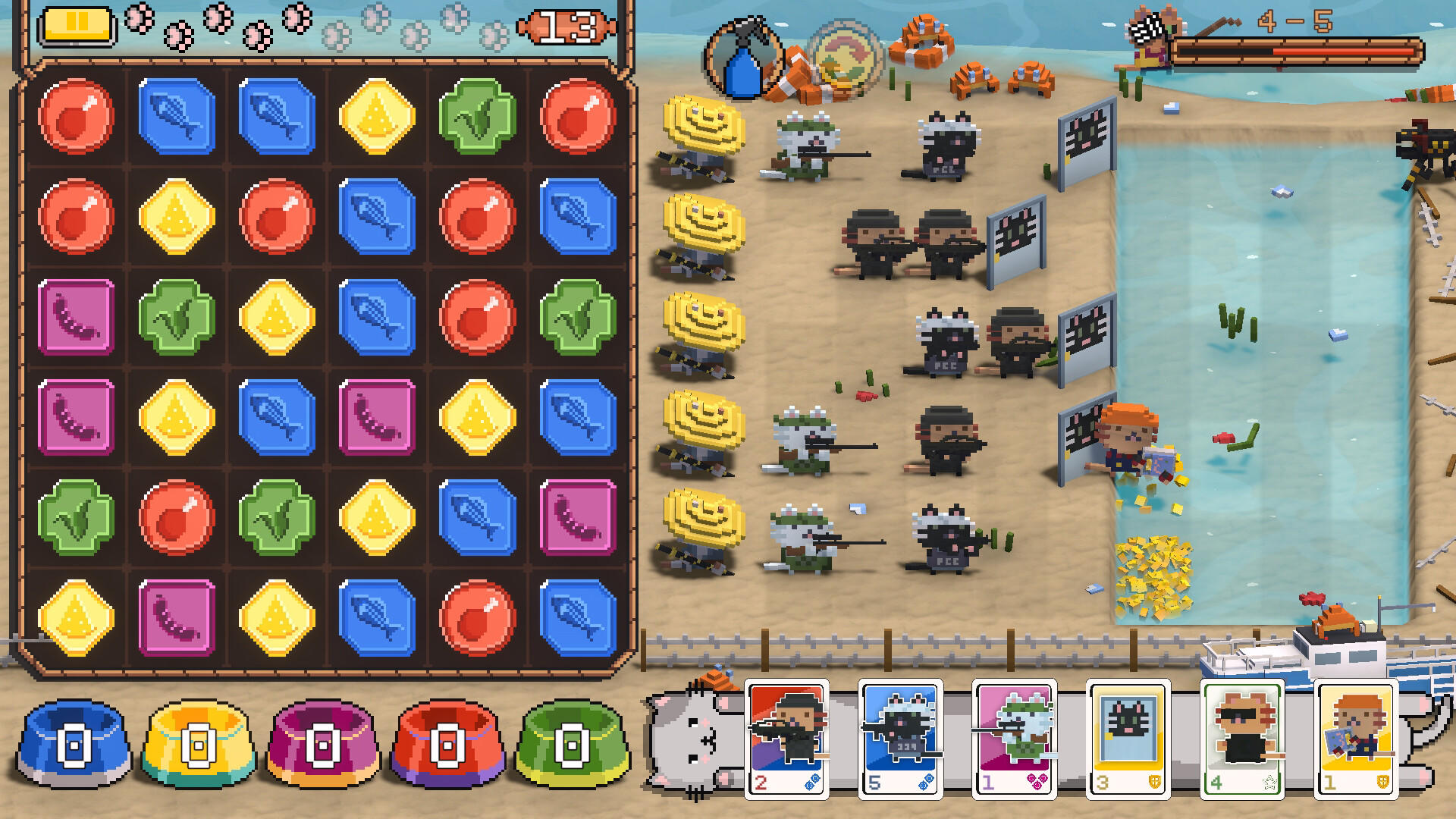 Cats on Duty Game Screenshot
