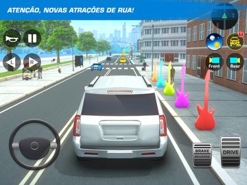 Captura de Tela do Jogo Simulador de ônibus escolar 3D
