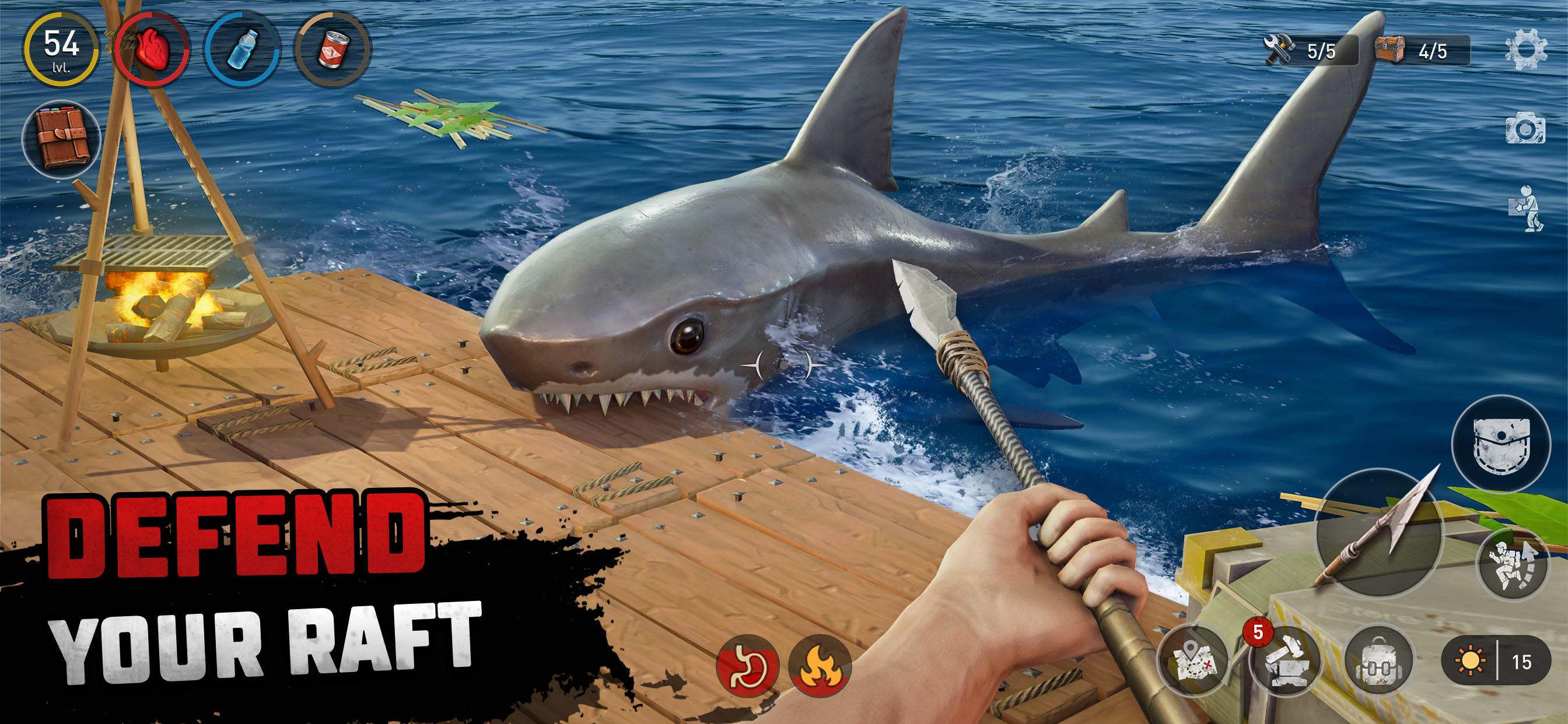Raft® Survival - Ocean Nomad Game Screenshot