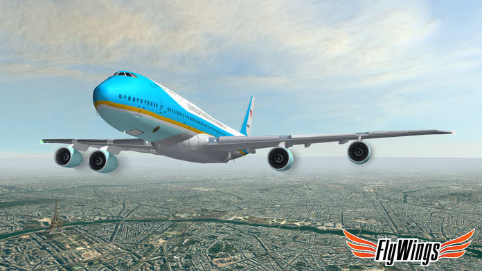 Screenshot of Flight Simulator Paris 2015 Online - FlyWings