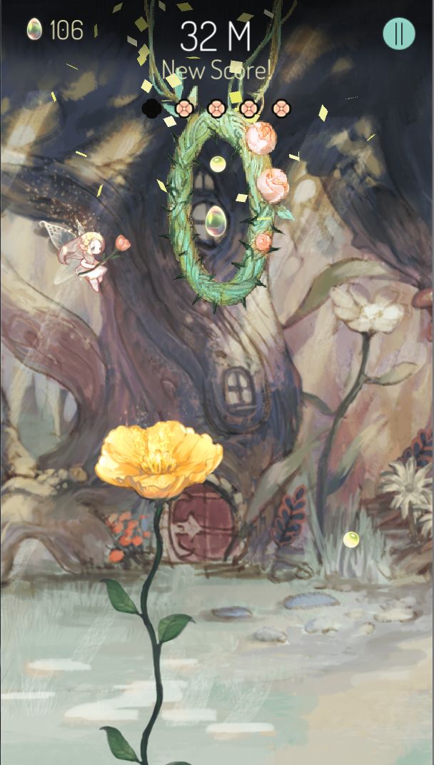 Spring Fairy - Tap Run screenshot game