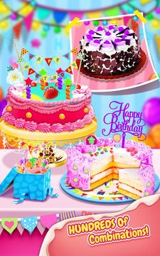 Sweet Birthday Cake Maker 遊戲截圖